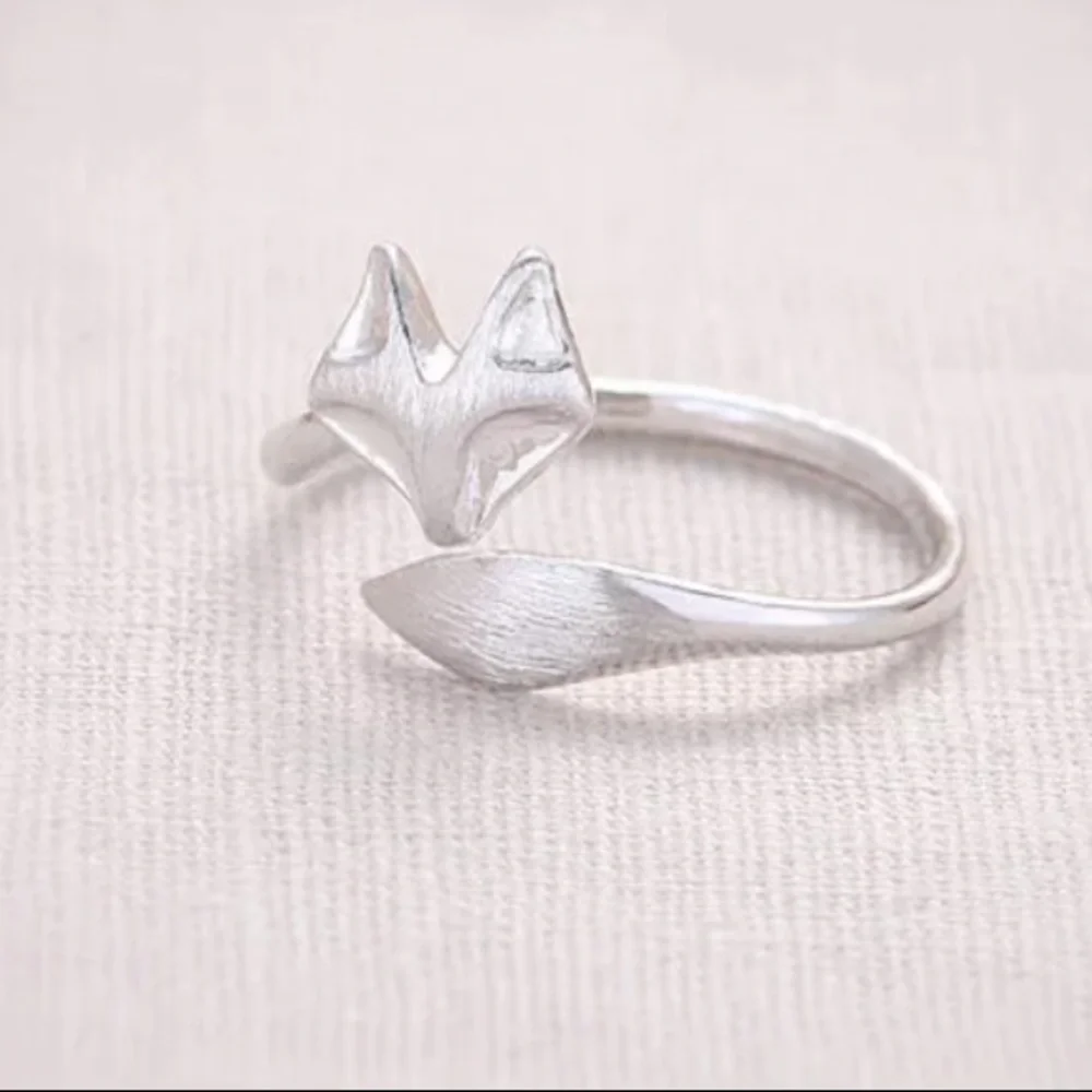 “Into the Woods” Fox Animal Minimalist Cute Ring - Picture 2 of 8